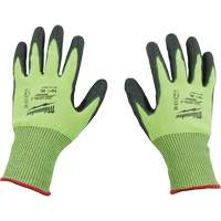 High Visibility Dipped Gloves, Size Small, 15 Gauge, Polyurethane Coated, Polyethylene Shell, ASTM ANSI Level A5 FMT Sales Ltd