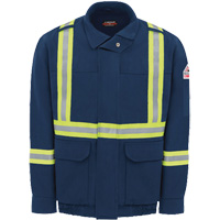 Blouson aviateur doubl&eacute; pour hommes avec garniture r&eacute;fl&eacute;chissante, Petit, Bleu marin, 29 cal/cm² FMT Sales Ltd