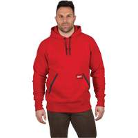 Chandail &agrave; capuchon lourd, Hommes, Petit, Rouge FMT Sales Ltd