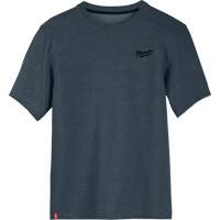 Hybrid Work Tee Shirt, Men's, Small, Blue FMT Sales Ltd