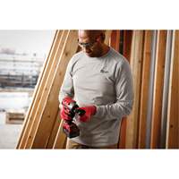 Hybrid Work Tee Shirt, Men's, Small, Grey FMT Sales Ltd