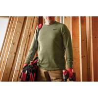 Hybrid Work Tee Shirt, Men's, Small, Green FMT Sales Ltd