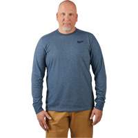 Hybrid Work Tee Shirt, Men's, Small, Blue FMT Sales Ltd