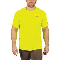 Workskin Lightweight High Visibility Shirt, Men's, Small, Yellow FMT Sales Ltd