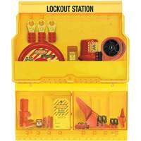Premier Valve & Electrical Deluxe Lockout Station, None Padlocks, 32 Padlock Capacity, Padlocks Not Included FMT Sales Ltd