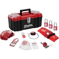 Trousse de cadenassage standard avec cadenas en thermoplastique Zenex, Ensemble Vanne, 13 composants compris FMT Sales Ltd