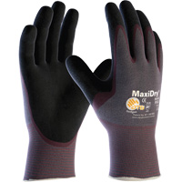 Gants sans couture ultra l&eacute;gers ATG MaxiDry, Grand, R&ecirc;vetement Nitrile, Calibre 15, Enveloppe en Nylon/&eacute;lasthanne FMT Sales Ltd