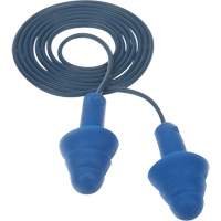 Bouchons d'oreilles pr&eacute;moul&eacute;s E-A-R Ultrafit , Avec cordon, Taille unique, Vrac - Sac en poly, NRR dB NRR 25 dB FMT Sales Ltd