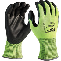 High-Visibility Cut-Resistant Gloves, Size Small, 13 Gauge, Nitrile/Polyurethane Coated, Polyethylene Shell, ANSI/ISEA 105 Level 4 FMT Sales Ltd