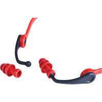 Replacement Banded Flanged Ear Plugs, 25 dB NRR, One-Size FMT Sales Ltd