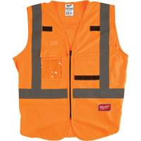 Safety Vest, High Visibility Orange, 4X-Large/5X-Large FMT Sales Ltd