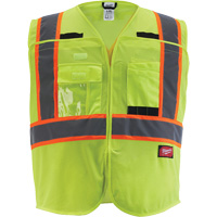 Flagman Safety Vest, High Visibility Lime-Yellow, Medium/Small FMT Sales Ltd