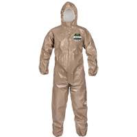 Coveralls, ChemMax 4 Plus, Large, Brown FMT Sales Ltd