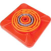 C&ocirc;ne de signalisation repliable, 18" h, Orange FMT Sales Ltd