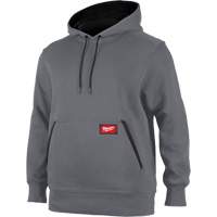 Chandail &agrave; capuchon d&eacute;paisseur moyenne, Hommes, Petit, Gris FMT Sales Ltd