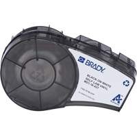 Self-Laminating Wrap Around Labels with Ribbon, Black FMT Sales Ltd