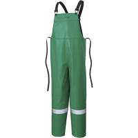 P43 035 CA-43&reg; FR Chemical- & Acid-Resistant Safety Bib Pants, Small, Green FMT Sales Ltd