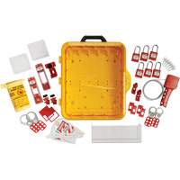 Electrical Lockout Station with Keyed Alike Nylon Safety Lockout Padlocks, Plastic Padlocks, 55 Padlock Capacity, Padlocks Included FMT Sales Ltd