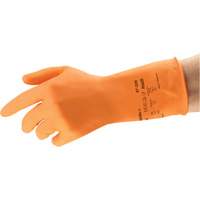 AlphaTec&reg; 87-320 Chemical-Resistant Gloves, Size 7.5, 11.8" L, Rubber Latex, Cotton/Flock-Lined Inner Lining, 17-mil FMT Sales Ltd
