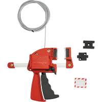 Red Clamping Cable Lockout, 8' Length FMT Sales Ltd