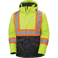 Alta Winter Jacket, Polyester, Black/High Visibility Lime-Yellow, Small FMT Sales Ltd