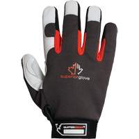 Clutch Gear&reg; Thinsulate Mechanic's Gloves, Grain Goatskin/Split Leather Palm, Size Small/7 FMT Sales Ltd