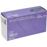 Gants jetables de calibre m&eacute;dical, T-Grand, Nitrile, 6 mils, Sans poudre, Noir, Classe 2 FMT Sales Ltd