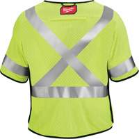 Breakaway Mesh Safety Vest, Black/High Visibility Lime-Yellow, Medium/Small FMT Sales Ltd