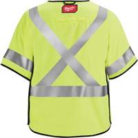 Breakaway Mesh Safety Vest, Black/High Visibility Lime-Yellow, Medium/Small FMT Sales Ltd