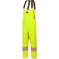 5054 The Rock 300D Insulated Bib Pants, Polyester, Small, High Visibility Lime-Yellow FMT Sales Ltd
