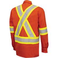 7743 Chemise de s&eacute;curit&eacute; ignifug&eacute;e FR-Tech, Petit, Orange haute visibilit&eacute; FMT Sales Ltd