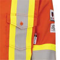 7743 Chemise de s&eacute;curit&eacute; ignifug&eacute;e FR-Tech, Petit, Orange haute visibilit&eacute; FMT Sales Ltd