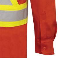 7743 Chemise de s&eacute;curit&eacute; ignifug&eacute;e FR-Tech, Petit, Orange haute visibilit&eacute; FMT Sales Ltd