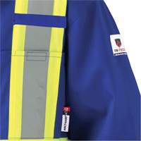 7706T FR-Tech&reg; Flame-Resistant Coverall with Leg Zippers, Size 40 (Tall), Royal Blue, 9.7 cal/cm² FMT Sales Ltd