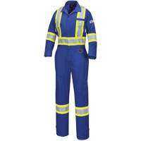 7704W FR-Tech&reg; Women's FR/Arc-Rated Coveralls, Size X-Small, Royal Blue, 10 cal/cm² FMT Sales Ltd