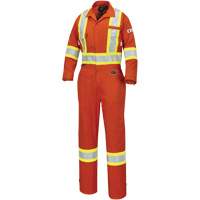 7702W FR-Tech&reg; Women's FR/Arc-Rated Coveralls, Size X-Small, High Visibility Orange, 10 cal/cm² FMT Sales Ltd