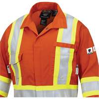 7702W FR-Tech&reg; Women's FR/Arc-Rated Coveralls, Size X-Small, High Visibility Orange, 10 cal/cm² FMT Sales Ltd