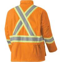 5533 Flame-Resistant Safety Parka, Small, High Visibility Orange, 58 cal/cm² FMT Sales Ltd