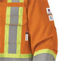 5533 Flame-Resistant Safety Parka, Small, High Visibility Orange, 58 cal/cm² FMT Sales Ltd