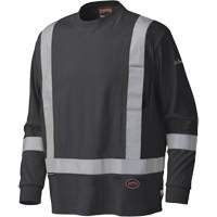 340SFA Chemise de s&eacute;curit&eacute; &agrave; manches longues ignifuge, Petit, Noir FMT Sales Ltd