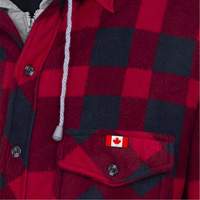 415RB Chemise &agrave; capuche matelass&eacute;e, Hommes, Petit, Multicolore FMT Sales Ltd