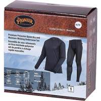 D2200A Premium Quick-Dry & Moisture-Wicking Underwear Set, Men's, X-Small, Black FMT Sales Ltd