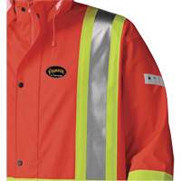 5896 Manteau long imperm&eacute;able et ignifuge, Petit, Orange haute visibilit&eacute; FMT Sales Ltd
