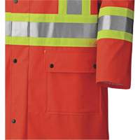 5896 Manteau long imperm&eacute;able et ignifuge, Petit, Orange haute visibilit&eacute; FMT Sales Ltd