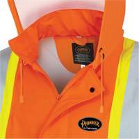 5892PKT Veste de s&eacute;curit&eacute; imperm&eacute;able &agrave; haute visibilit&eacute; ignifuge, T-petit, Orange haute visibilit&eacute; FMT Sales Ltd