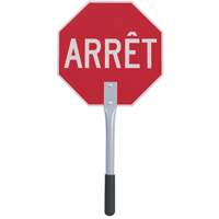 Panneau darr&ecirc;t/ralentissement de circulation – français FMT Sales Ltd