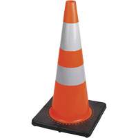 183 Premium Flexible Safety Cone, 28", Orange, 4" & 6" Reflective Collar(s) FMT Sales Ltd