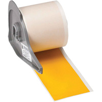 All-Weather Permanent Adhesive Label Tape, Vinyl, Yellow, 2" Width FMT Sales Ltd