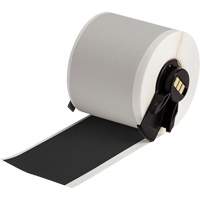 All-Weather Permanent Adhesive Label Tape, Vinyl, Black, 2" Width FMT Sales Ltd