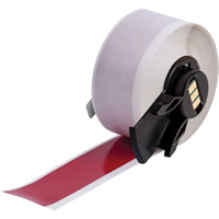 Multi-Purpose Label Tape, Vinyl, Red, 1" Width FMT Sales Ltd